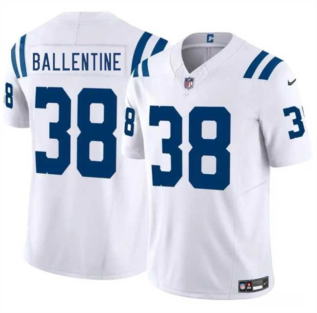 Men & Women & Youth Indianapolis Colts #38 Corey Ballentine White 2025 F.U.S.E. Vapor Limited Stitched Jersey,We sell and wholesale Men & Women & Youth Indianapolis Colts #38 Corey Ballentine White 2025 F.U.S.E. Vapor Limited Stitched Jersey on line form chian!